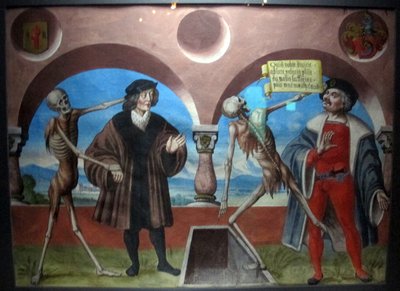 Copia della perduta danza macabra di M. Manuel del cimitero domenicano di Berna (1512-20) da Albrecht Kauw